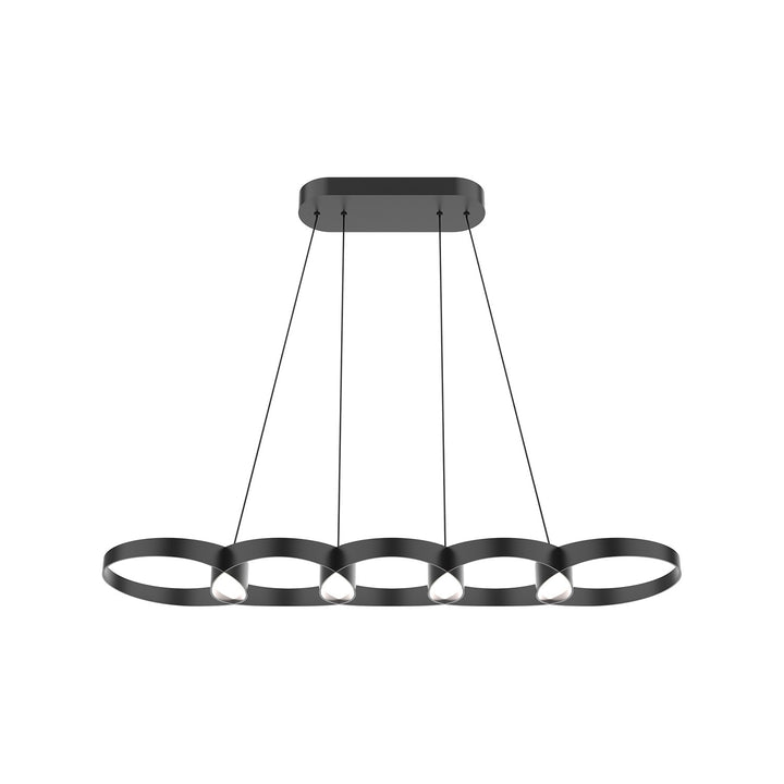 Kuzco Canada - LP90838-BK-UNV - LED Linear Pendant - Maestro - Black