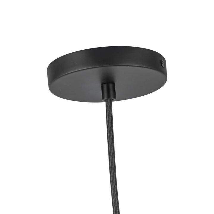 Kuzco Canada - PD34216-BK/OP - One Light Pendant - Marco - Black/Opal Glass