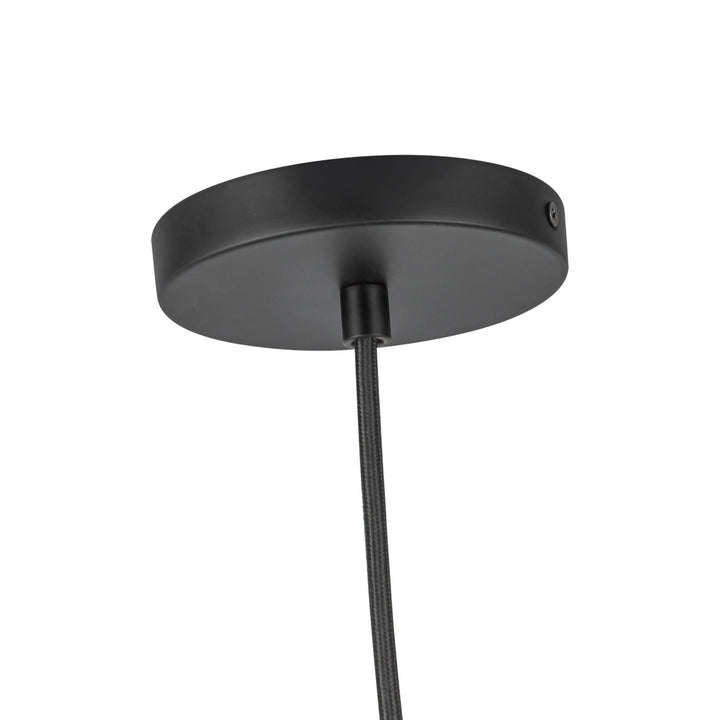Kuzco Canada - PD34612-BK/OP - One Light Pendant - Marco - Black/Opal Glass