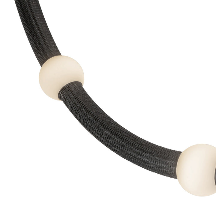 Kuzco Canada - PD39307-BK/OP-UNV-RT - LED Pendant - Corda - Black/Opal Glass