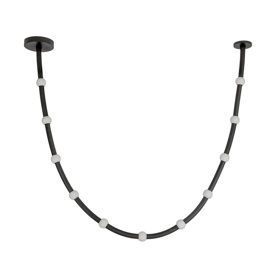 Kuzco Canada - PD39310-BK/OP-UNV-010 - LED Pendant - Corda - Black/Opal Glass