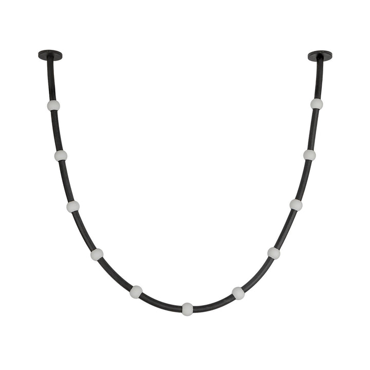Kuzco Canada - PD39310-BK/OP-UNV-010-RT - LED Pendant - Corda - Black/Opal Glass