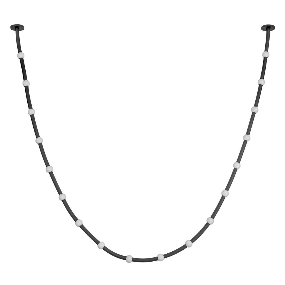 Kuzco Canada - PD39317-BK/OP-UNV-010-RT - LED Pendant - Corda - Black/Opal Glass
