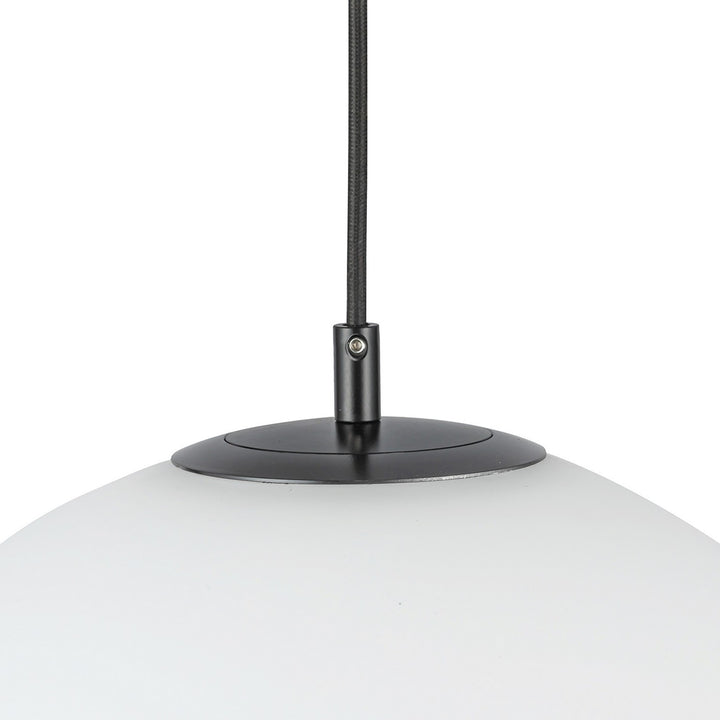 Kuzco Canada - PD43212-BK/OP-5CCT-UNV - LED Pendant - Marco - Black/Opal Glass