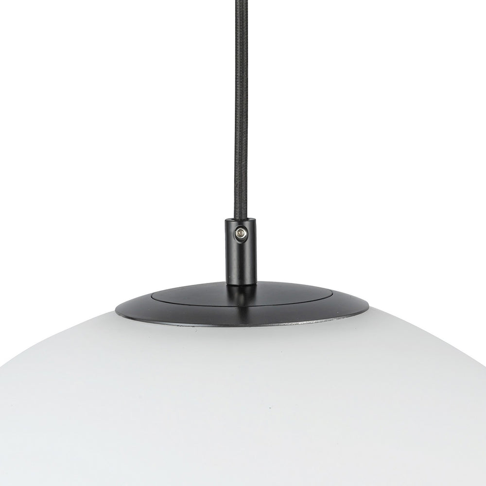 Kuzco Canada - PD43216-BK/OP-5CCT-UNV - LED Pendant - Marco - Black/Opal Glass
