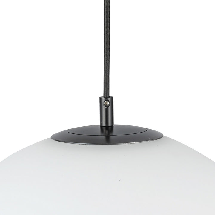 Kuzco Canada - PD43216-BK/OP-5CCT-UNV - LED Pendant - Marco - Black/Opal Glass
