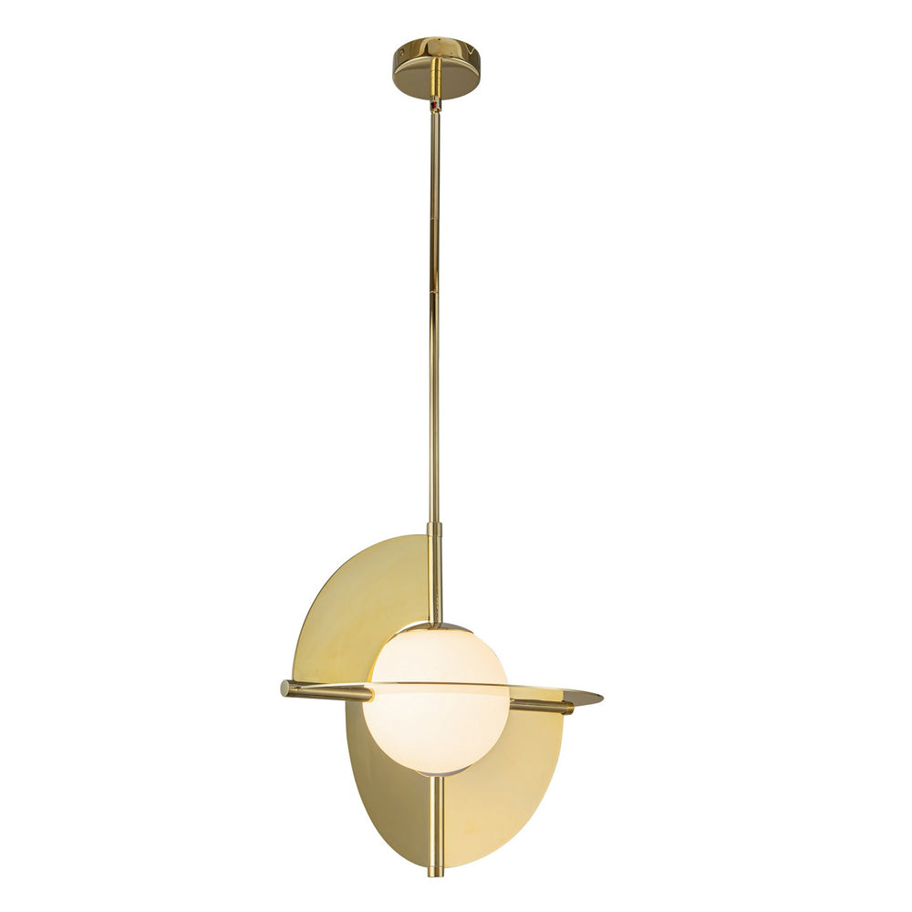 Kuzco Canada - PD65116-MRB/OP-UNV - LED Pendant - Scorpio - Metallic Brass/Opal Glass