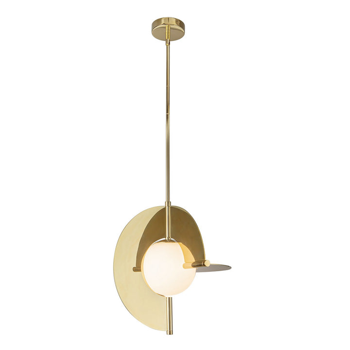 Kuzco Canada - PD65116-MRB/OP-UNV - LED Pendant - Scorpio - Metallic Brass/Opal Glass