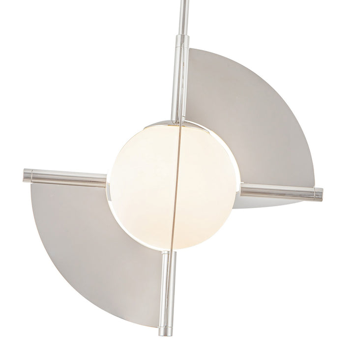 Kuzco Canada - PD65116-PN/OP-UNV - LED Pendant - Scorpio - Polished Nickel/Opal Glass