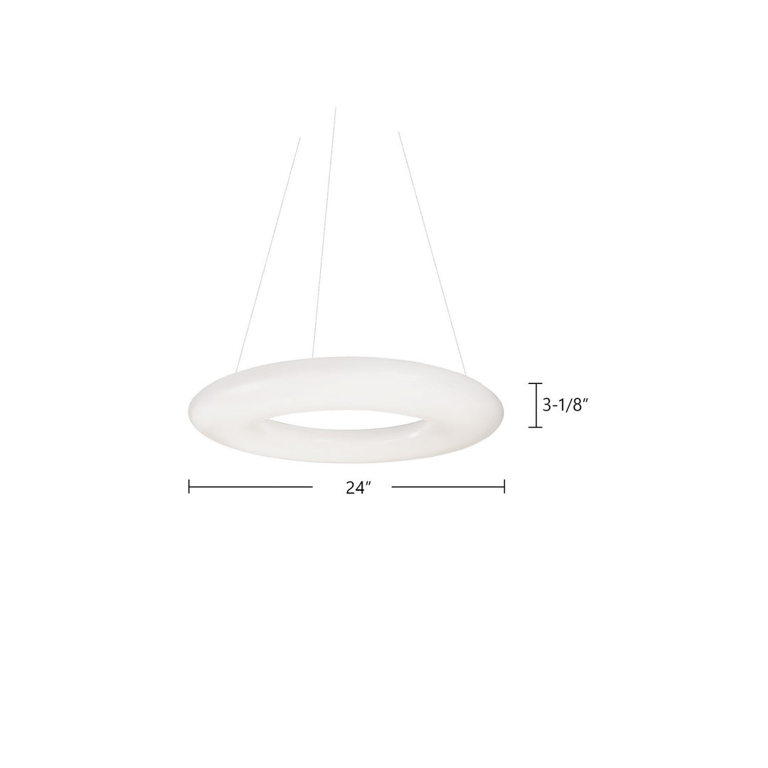 Kuzco Canada - PD80724-UNV - LED Pendant - Cumulus - White