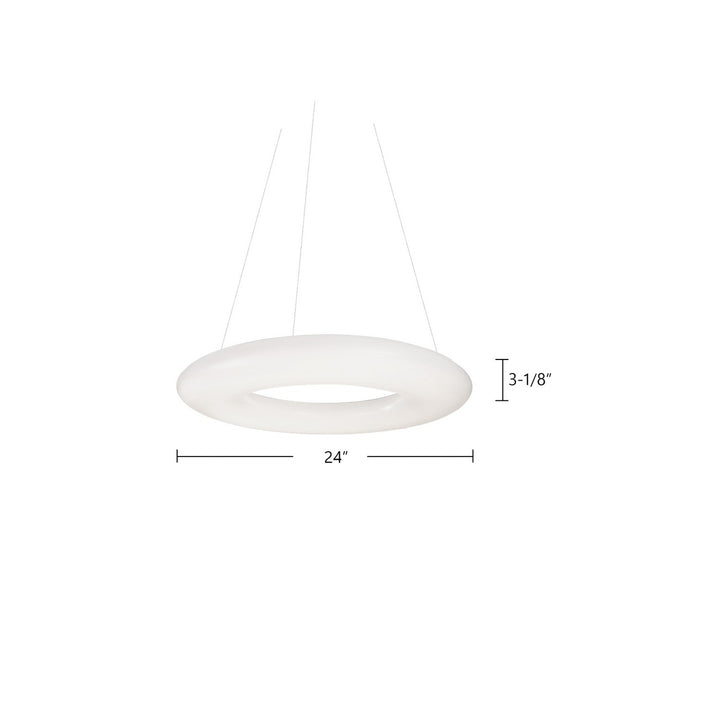 Kuzco Canada - PD80724-UNV - LED Pendant - Cumulus - White