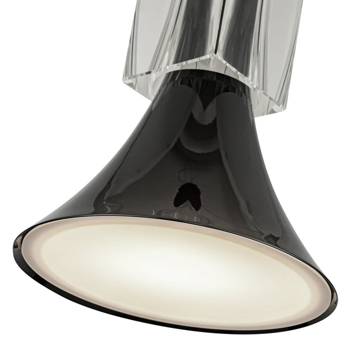 Kuzco Canada - PD94108-GBK/CC-UNV - LED Pendant - Floe - Glossy Black/Clear Crystal
