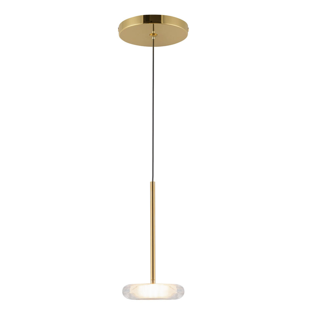 Kuzco Canada - PD97204-MRB/CL - LED Pendant - Stephord - Metallic Brass/Clear Glass