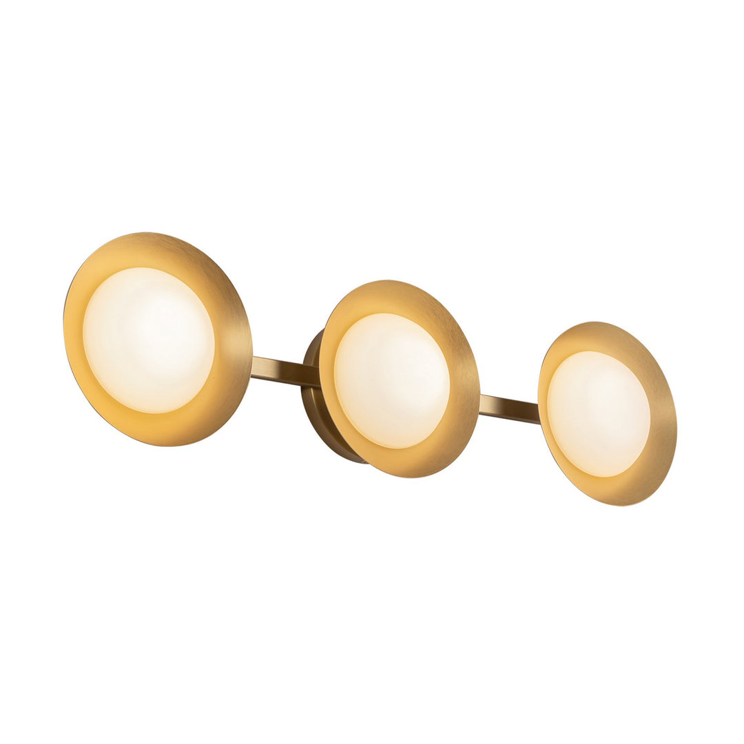 Kuzco Canada - VL77923-BG/OP - LED Vanity - Cleo - Brushed Gold/Opal Glass
