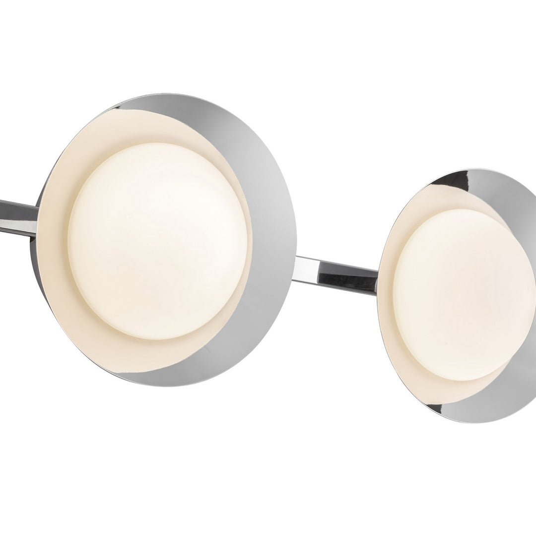 Kuzco Canada - VL77923-CH/OP - LED Vanity - Cleo - Chrome/Opal Glass