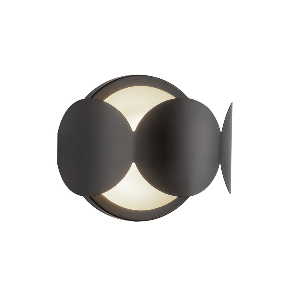 Kuzco Canada - WS59810-BK/OP - One Light Wall Sconce - Ciel - Black/Opal Glass