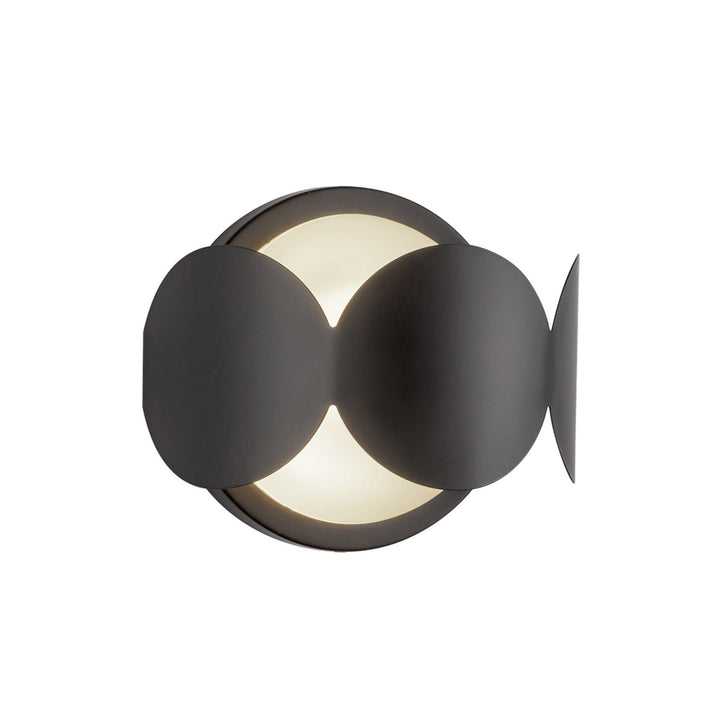 Kuzco Canada - WS59810-BK/OP - One Light Wall Sconce - Ciel - Black/Opal Glass