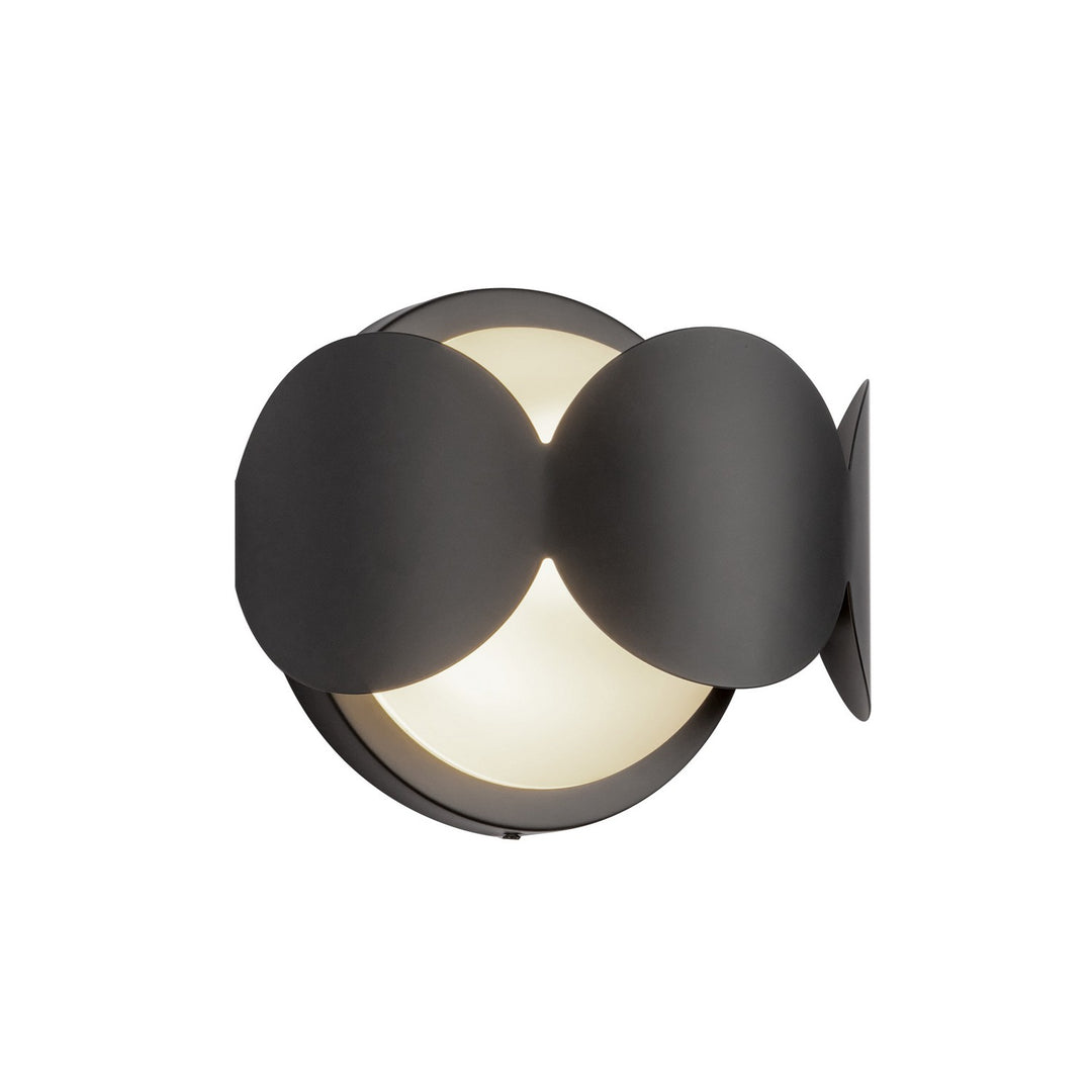 Kuzco Canada - WS59810-BK/OP - One Light Wall Sconce - Ciel - Black/Opal Glass