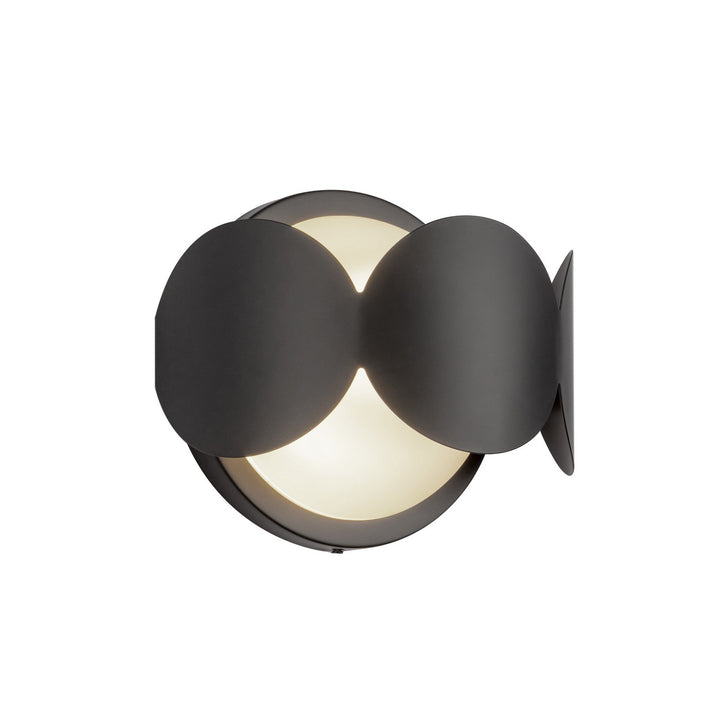 Kuzco Canada - WS59810-BK/OP - One Light Wall Sconce - Ciel - Black/Opal Glass
