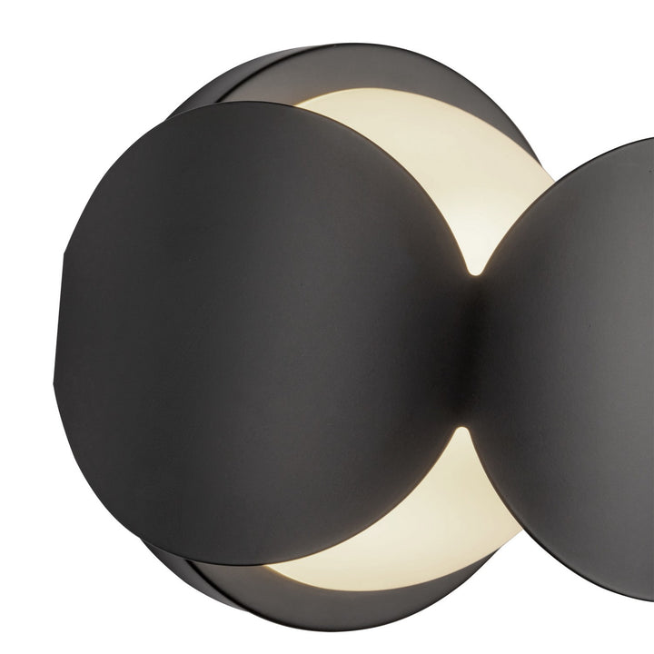 Kuzco Canada - WS59810-BK/OP - One Light Wall Sconce - Ciel - Black/Opal Glass