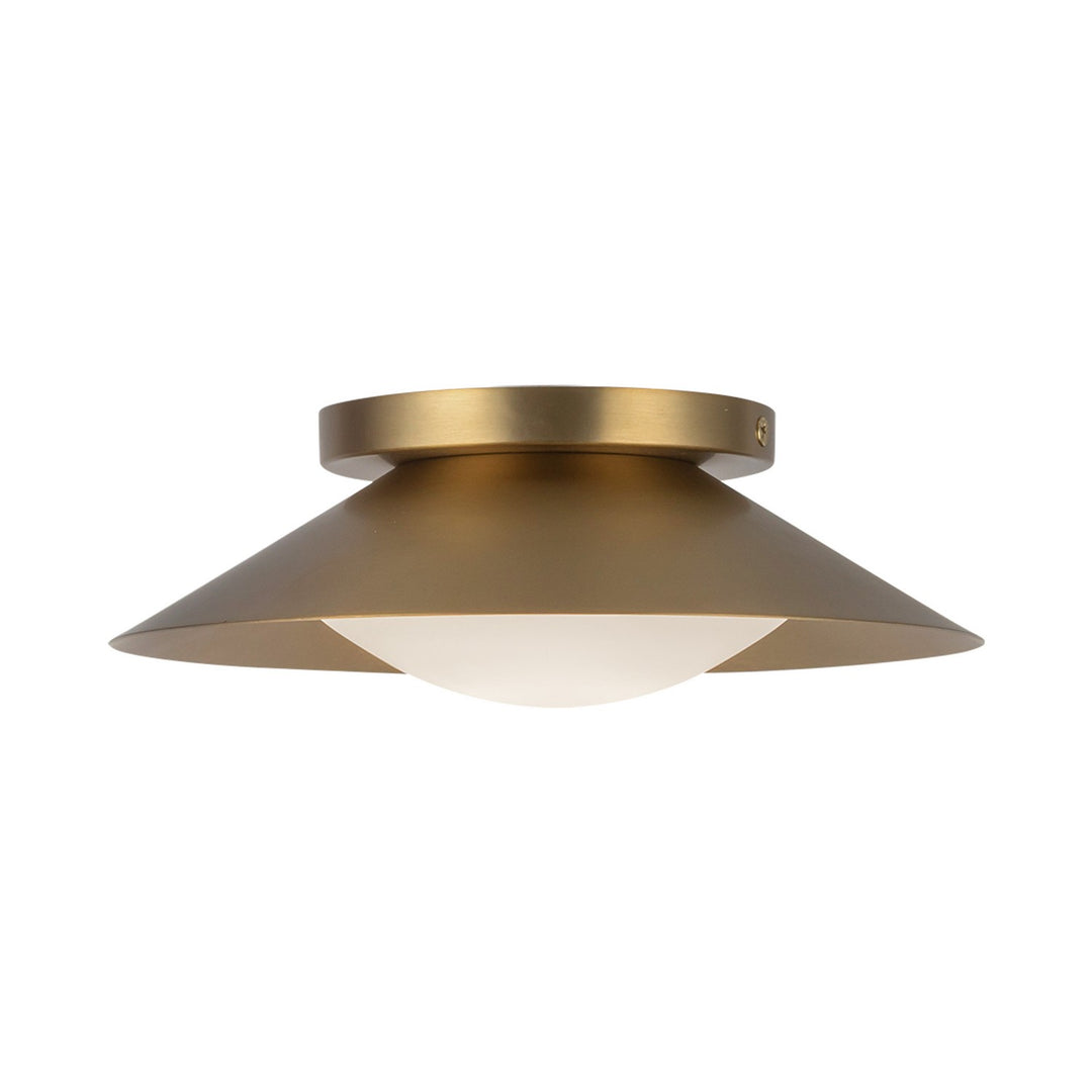 Kuzco Canada - WS77909-BG/OP - LED Wall Sconce - Cleo - Brushed Gold/Opal Glass