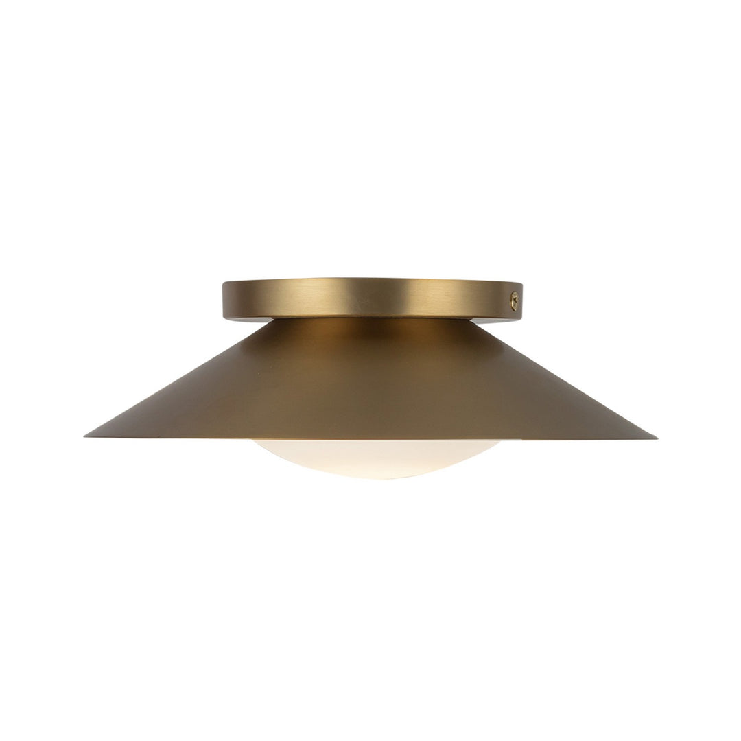 Kuzco Canada - WS77909-BG/OP - LED Wall Sconce - Cleo - Brushed Gold/Opal Glass