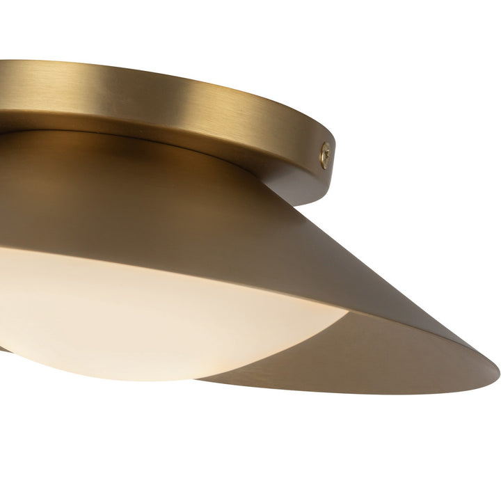 Kuzco Canada - WS77909-BG/OP - LED Wall Sconce - Cleo - Brushed Gold/Opal Glass