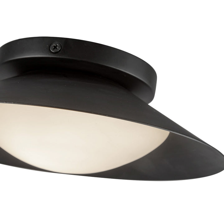 Kuzco Canada - WS77909-BK/OP - LED Wall Sconce - Cleo - Black/Opal Glass