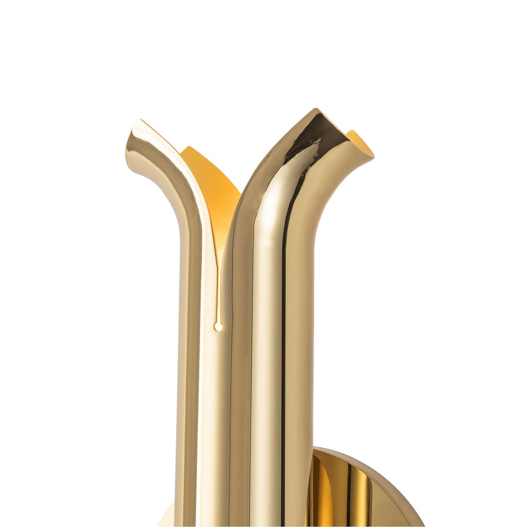 Kuzco Canada - WS89714-MRB - LED Wall Sconce - Husk - Metallic Brass