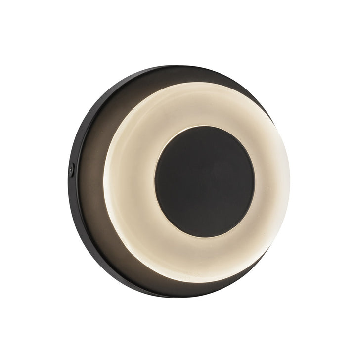 Kuzco Canada - WS97204-BK/FR - LED Wall Sconce - Stephord - Black/Frosted Glass