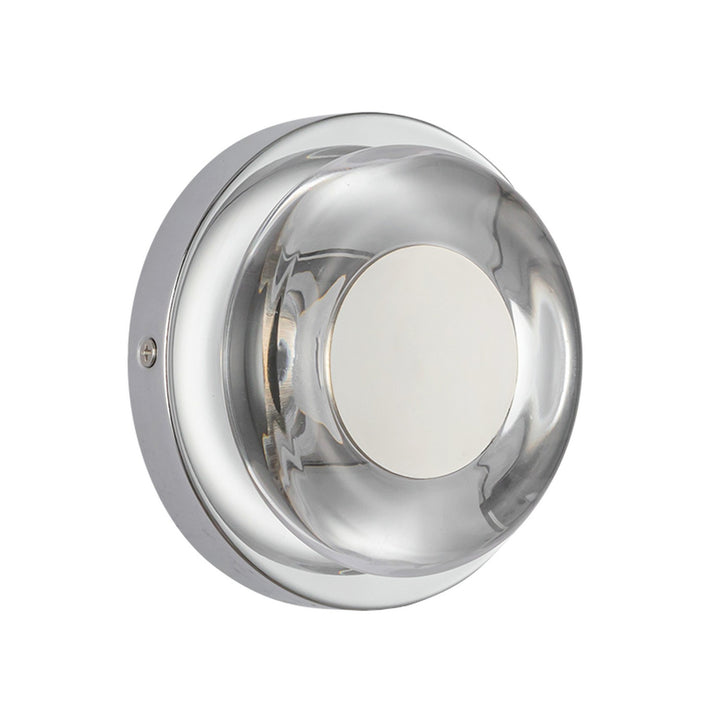 Kuzco Canada - WS97204-CH/CL - LED Wall Sconce - Stephord - Chrome/Clear Glass