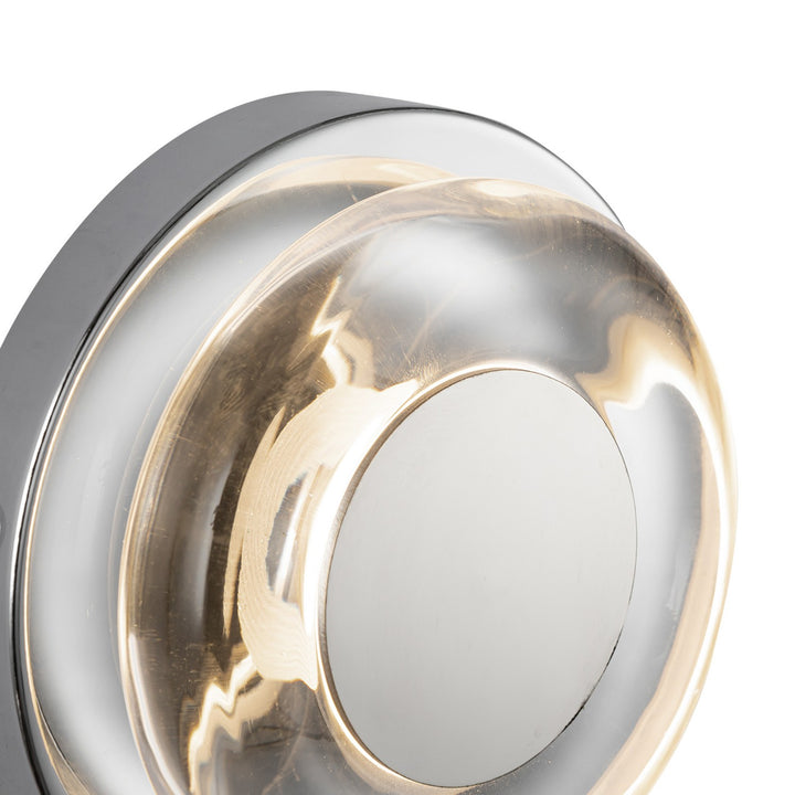 Kuzco Canada - WS97204-CH/CL - LED Wall Sconce - Stephord - Chrome/Clear Glass