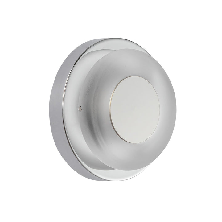 Kuzco Canada - WS97204-CH/FR - LED Wall Sconce - Stephord - Chrome/Frosted Glass