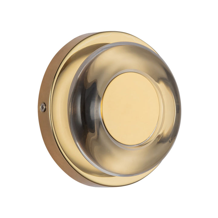 Kuzco Canada - WS97204-MRB/CL - LED Wall Sconce - Stephord - Metallic Brass/Clear Glass