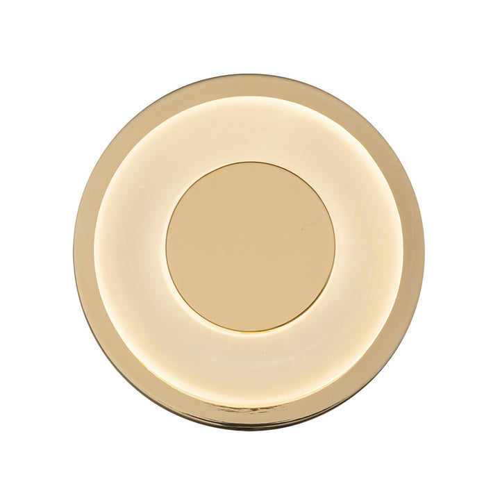 Kuzco Canada - WS97204-MRB/FR - LED Wall Sconce - Stephord - Metallic Brass/Frosted Glass