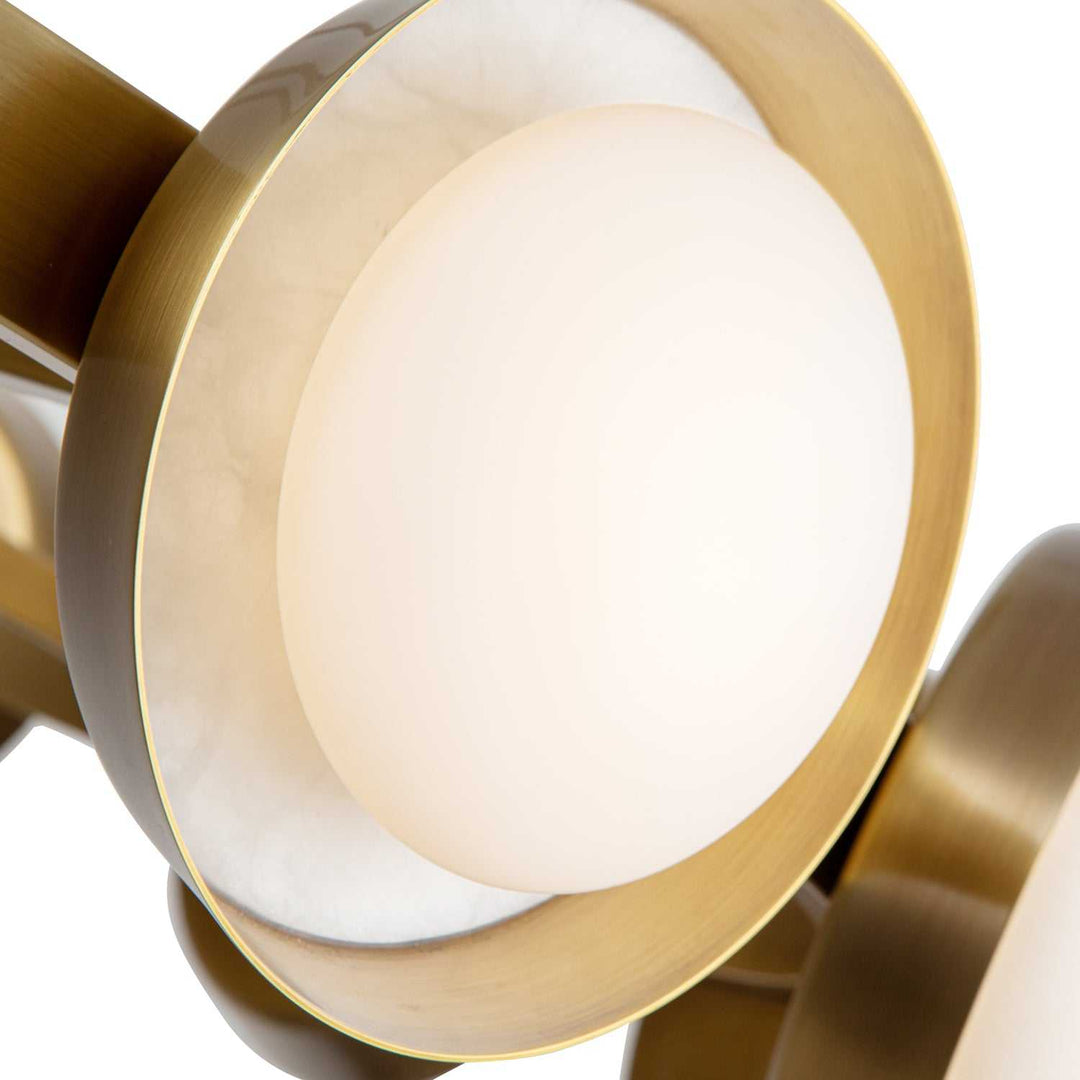 Alora Canada - CH320050VB-UNV - LED Chandelier - Alonso - Vintage Brass