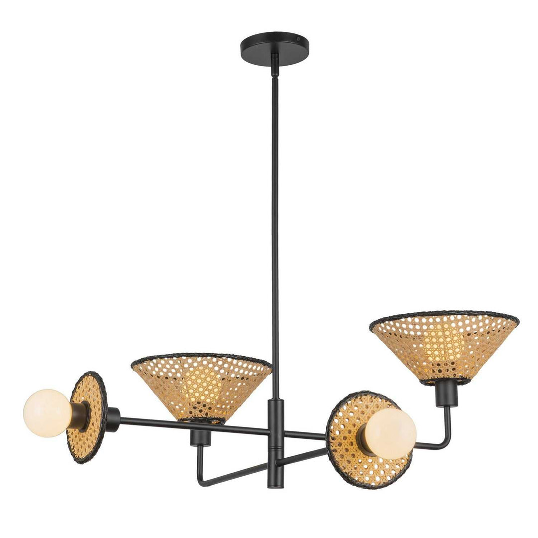 Alora Canada - CH432438MB - Four Light Chandelier - Piper - Matte Black