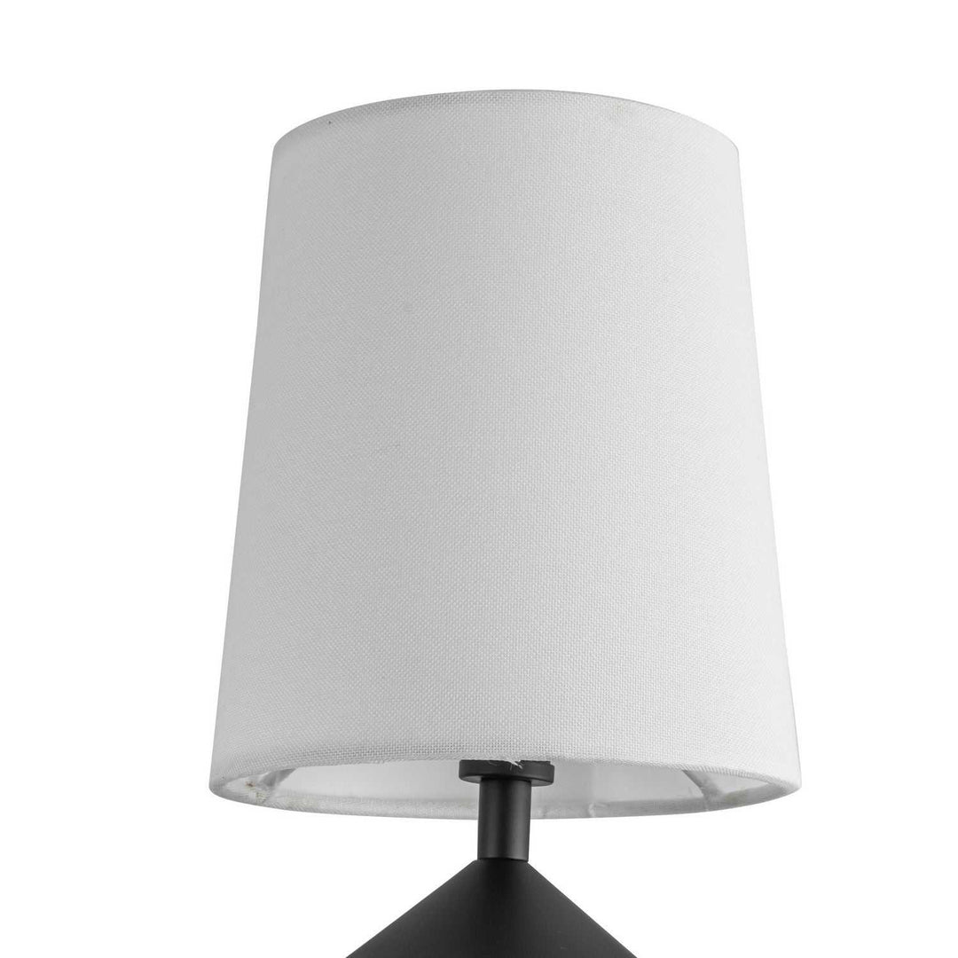 Alora Canada - CH497445MBWL - Four Light Chandelier - Bridgette - Matte Black/White Linen