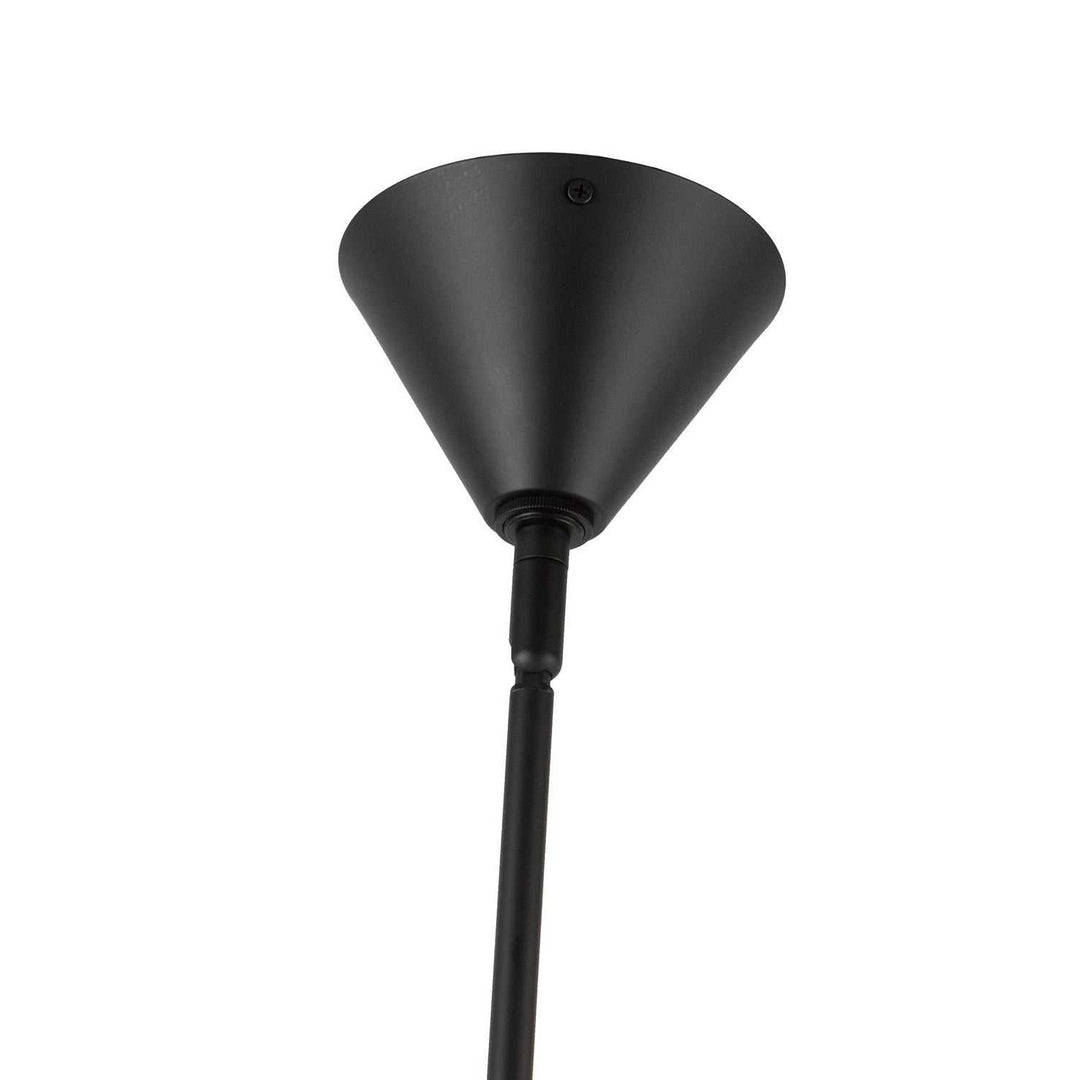 Alora Canada - CH497445MBWL - Four Light Chandelier - Bridgette - Matte Black/White Linen