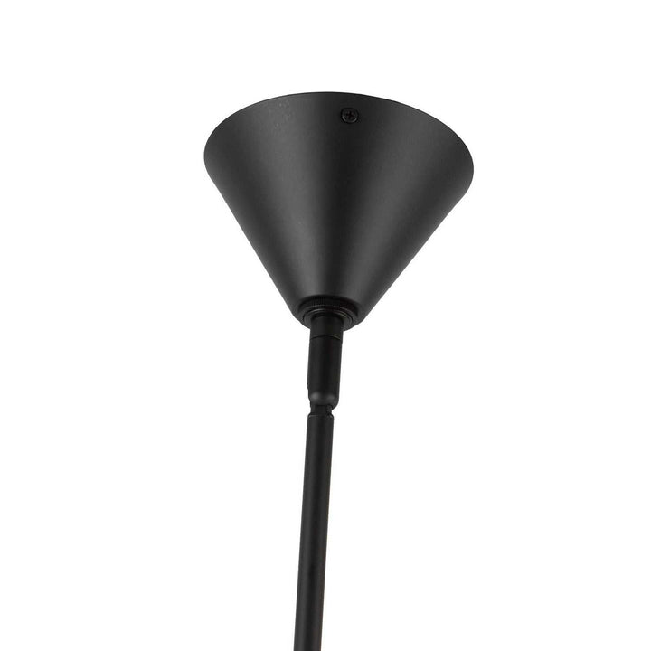 Alora Canada - CH497445MBWL - Four Light Chandelier - Bridgette - Matte Black/White Linen