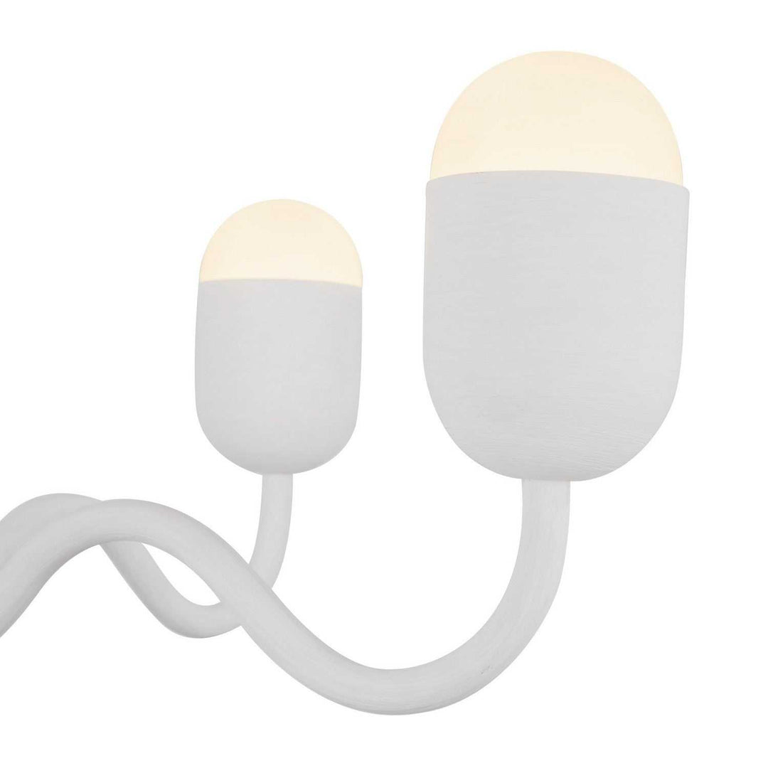 Alora Canada - CH558427AWOP - Four Light Chandelier - Effie - Antique White/Opal Glass