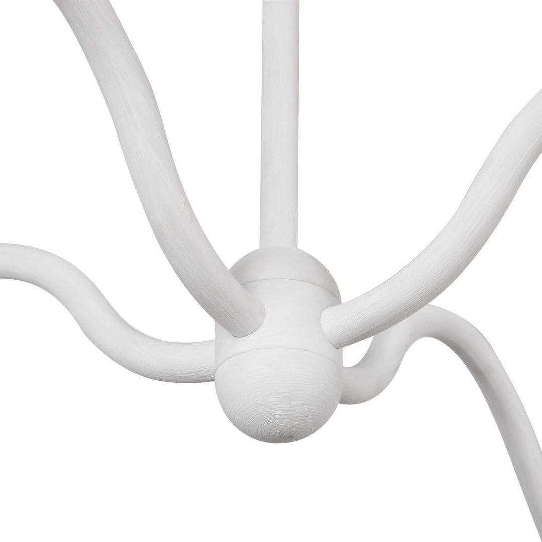 Alora Canada - CH558439AWOP - Four Light Chandelier - Effie - Antique White/Opal Glass