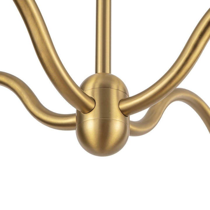 Alora Canada - CH558439BGOP - Four Light Chandelier - Effie - Brushed Gold/Opal Glass