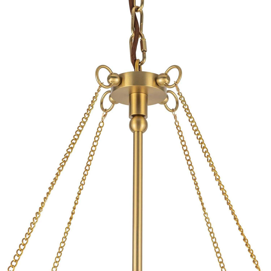 Alora Canada - CH661433BG - Four Light Chandelier - Crosby - Brushed Gold