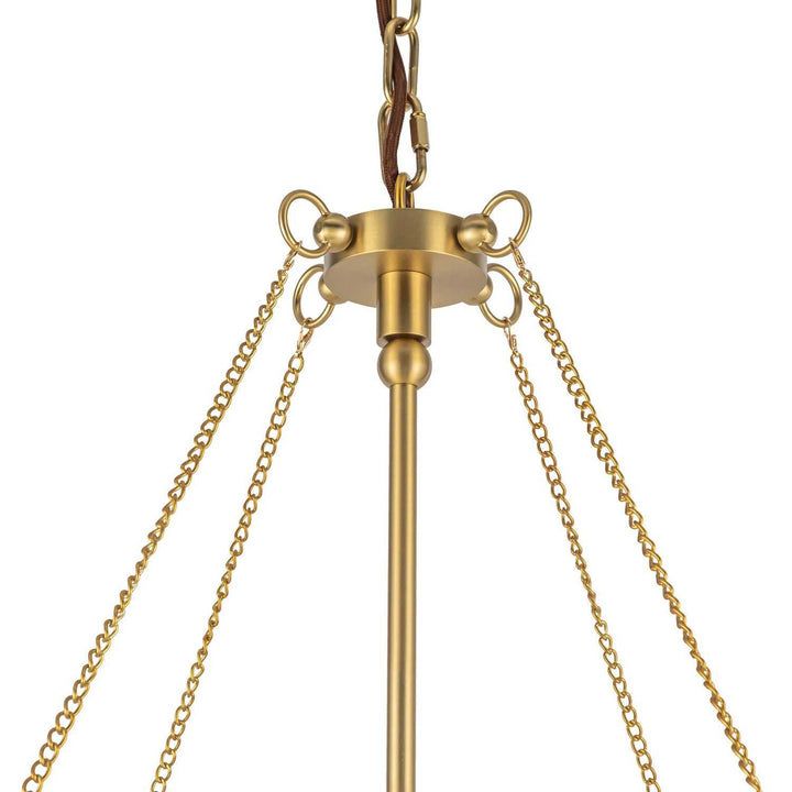 Alora Canada - CH661433BG - Four Light Chandelier - Crosby - Brushed Gold