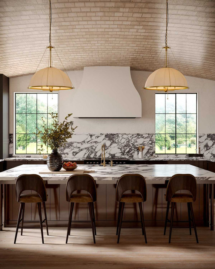 Alora Canada - CH661433BG - Four Light Chandelier - Crosby - Brushed Gold