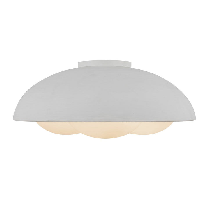 Alora Canada - FM495316AWOP - Three Light Flush Mount - Robyn - Antique White/Opal Glass
