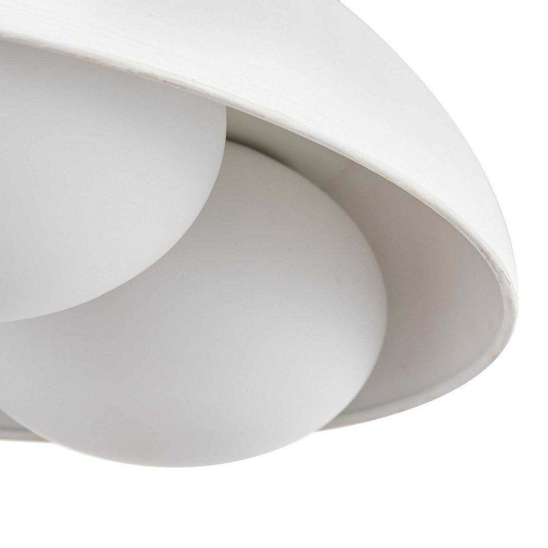 Alora Canada - FM495316AWOP - Three Light Flush Mount - Robyn - Antique White/Opal Glass