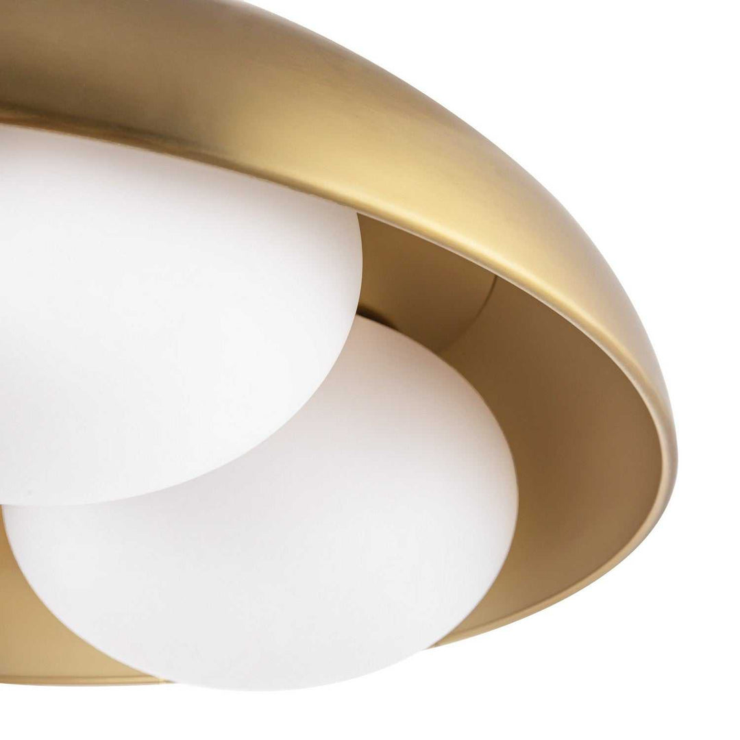 Alora Canada - FM495316BGOP - Three Light Flush Mount - Robyn - Brushed Gold/Opal Glass