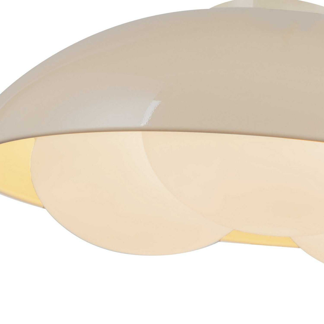 Alora Canada - FM495316PWOP - Three Light Flush Mount - Robyn - Pearl White/Opal Glass
